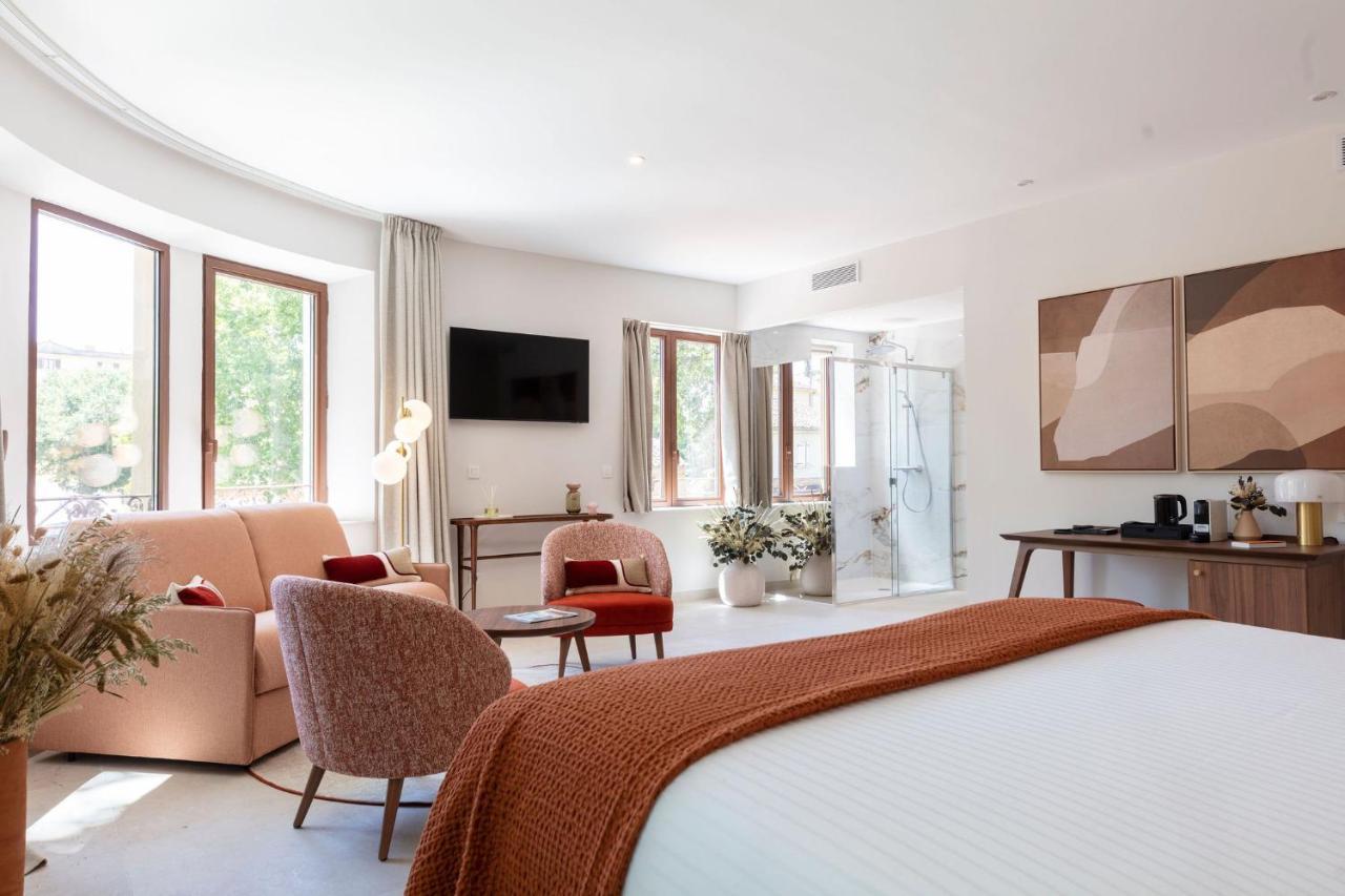Hotel Et Restaurant La Bastide Bourrelly - Mathias Dandine Cabries Ngoại thất bức ảnh